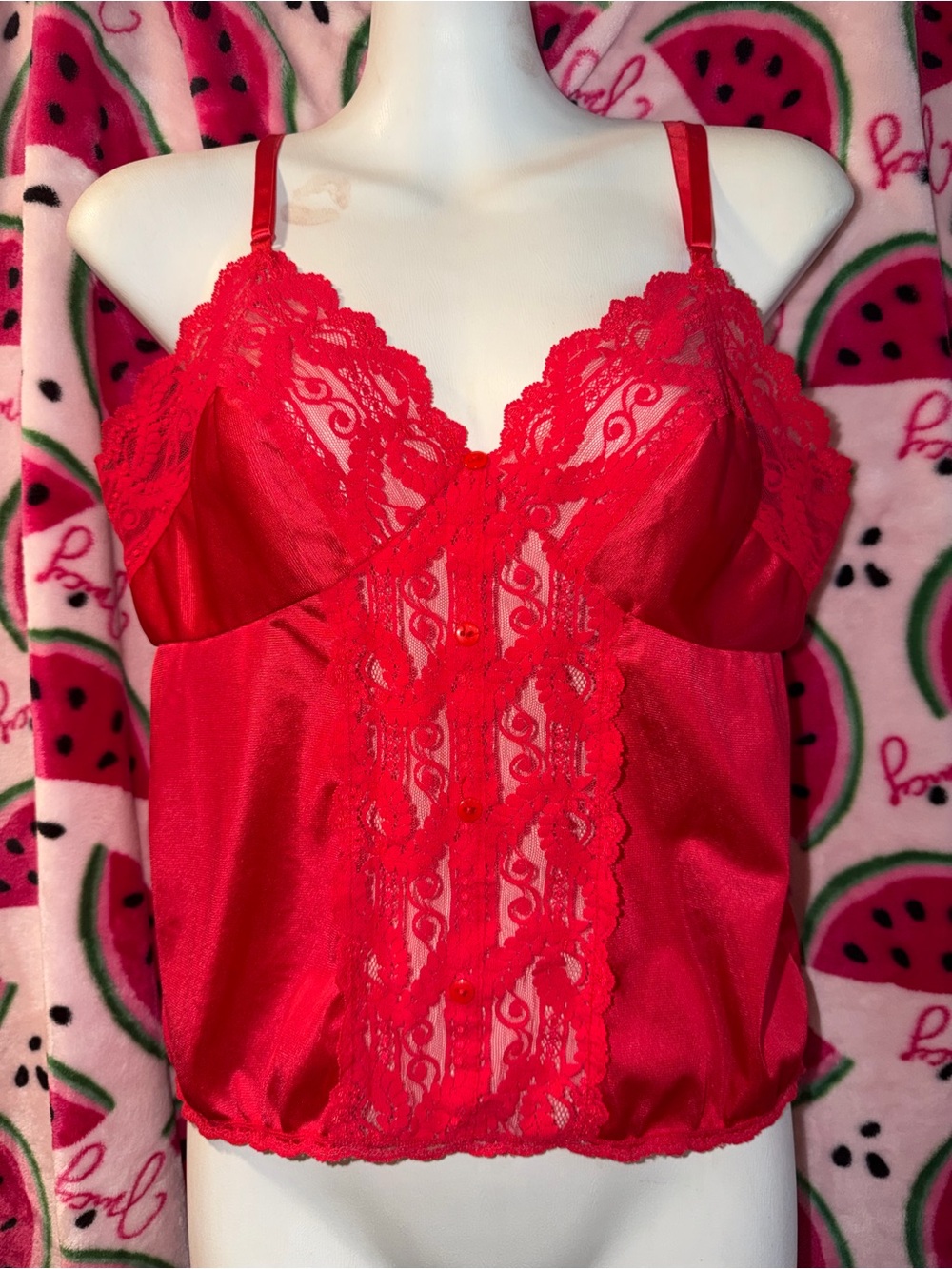 ❤️ Vintage Ashley Taylor Satin Lace Camisole